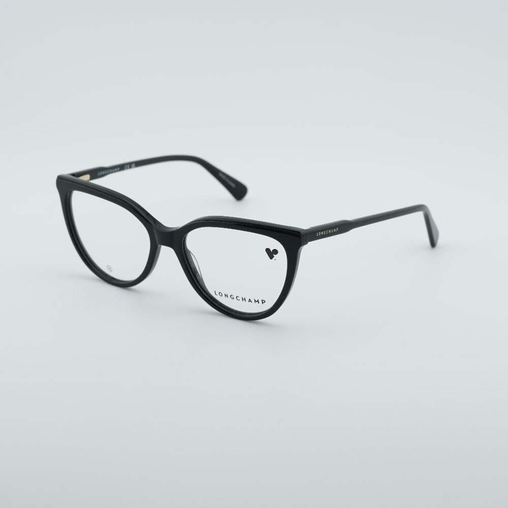 Longchamp LO2717 001 Eyeglasses Black 53mm Cat Eye Frame